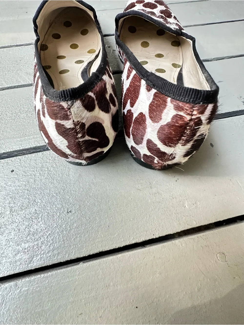 Boden Leopard Animal Print  Calf Hair Loafer Flats~EU39